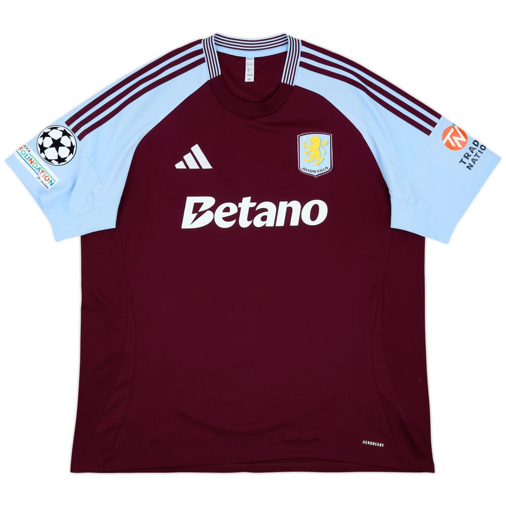 2024-25 Aston Villa Home Shirt - 10/10 - (XXL)