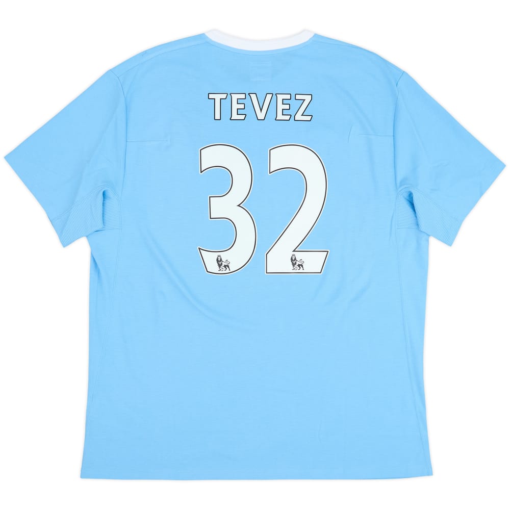 2009-10 Manchester City Home Shirt Tevez #32 - 8/10 - (XL)