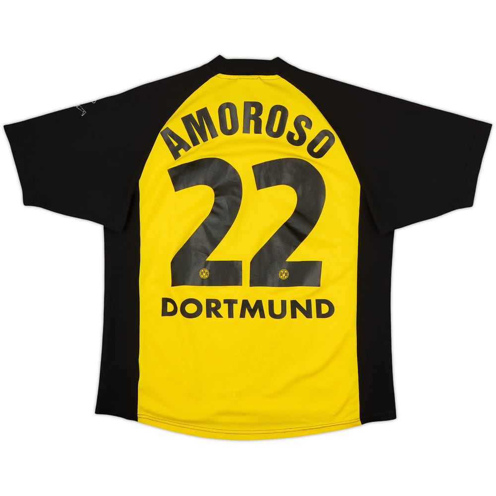 2001-02 Borussia Dortmund Home Shirt Amoroso #22 - 7/10 - (M)