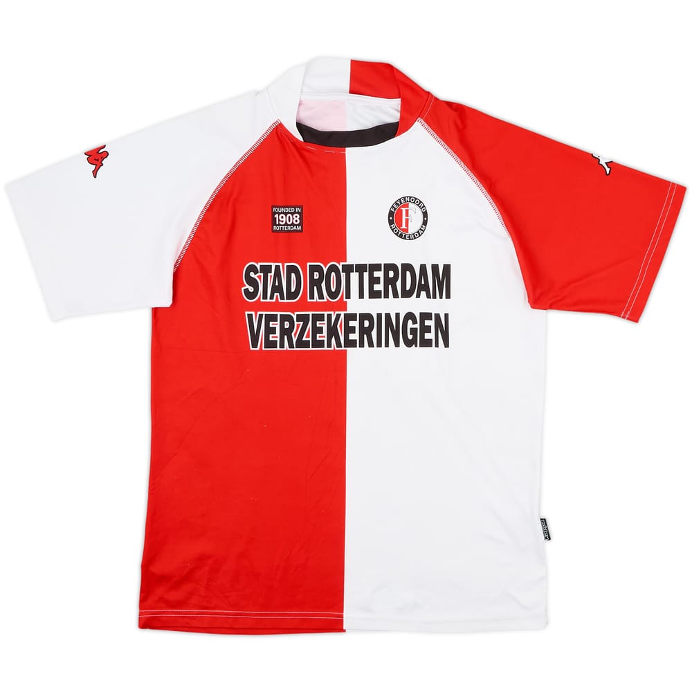 2002-03 Feyenoord Home Shirt - 7/10 - (XL.Boys)