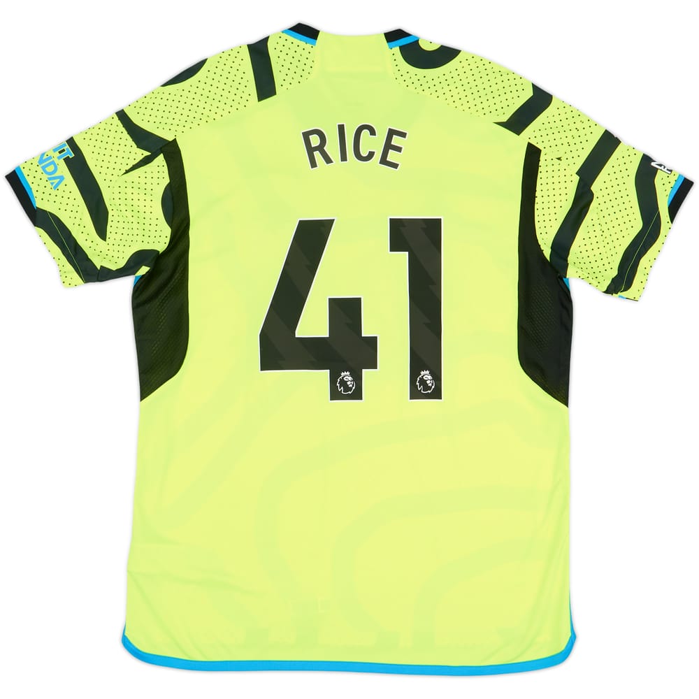 2023-24 Arsenal Away Shirt Rice #41 (L)