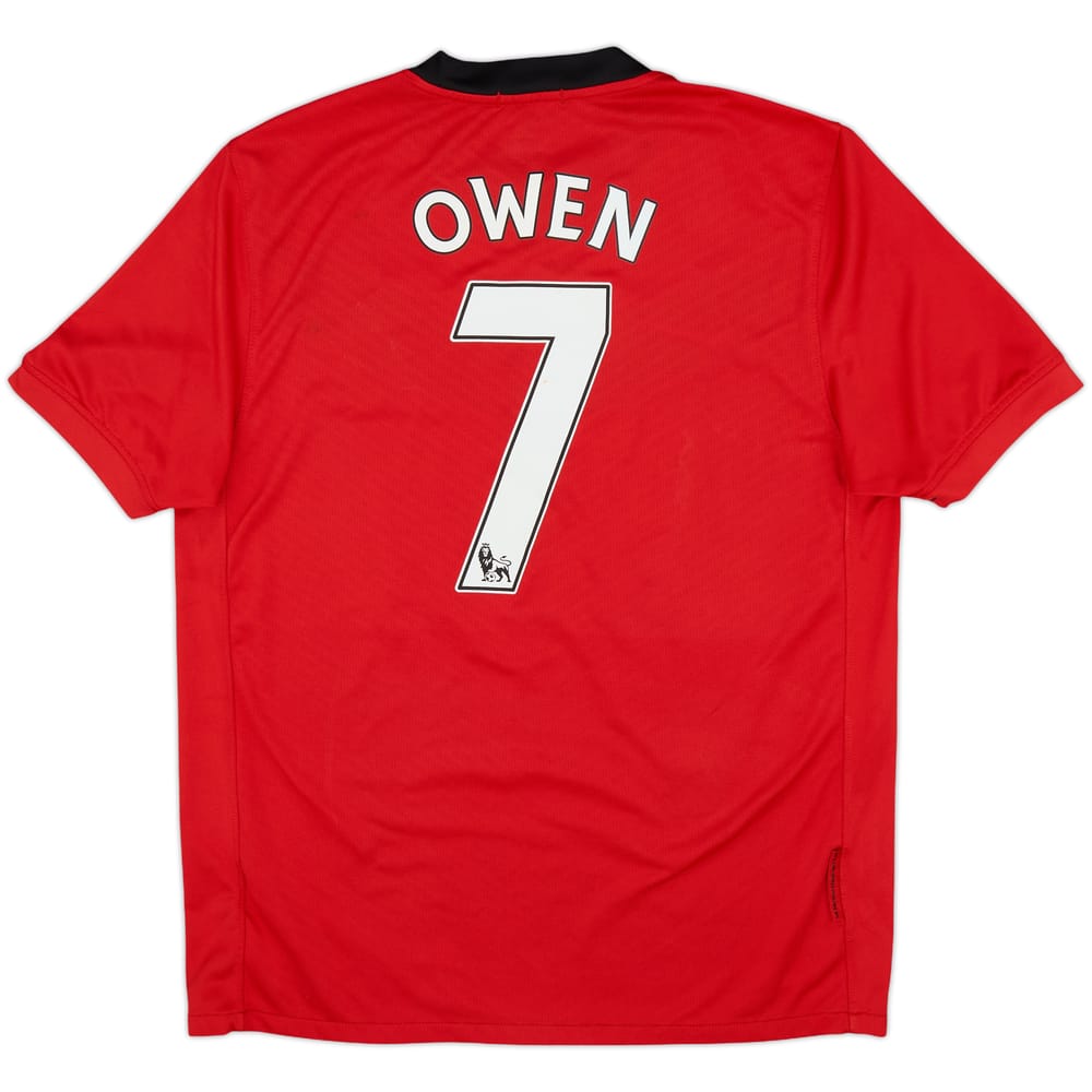 2009-10 Manchester United Home Shirt Owen #7 - 7/10 - (M)