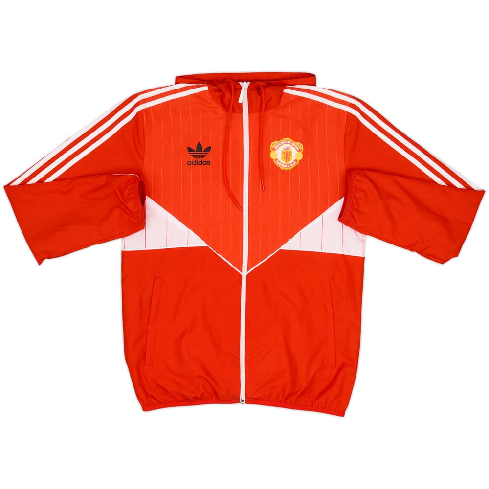 2016-17 Manchester United adidas Originals Hooded Track Jacket - 7/10 - (XS)