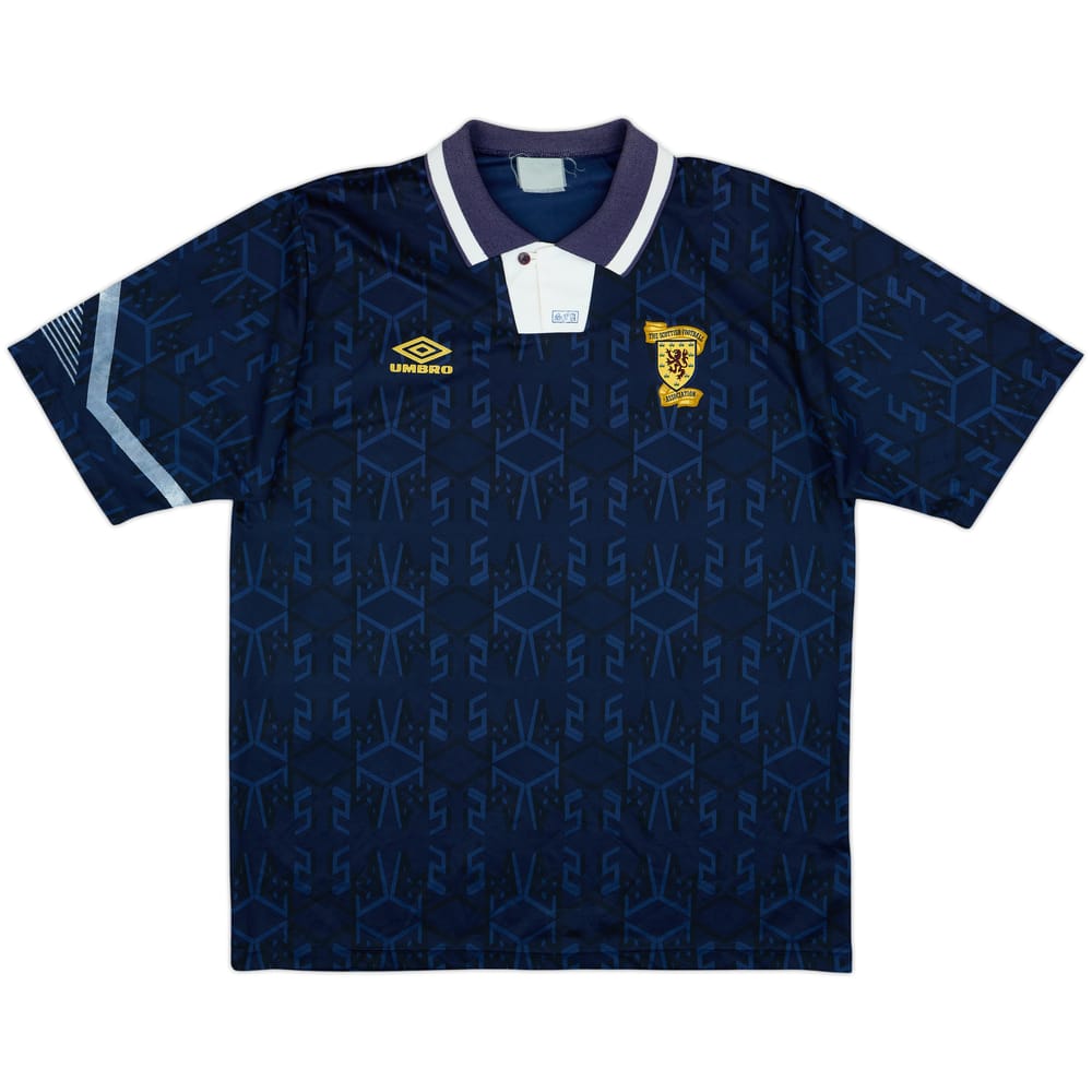 1991-94 Scotland Home Shirt - 8/10 - (XL)