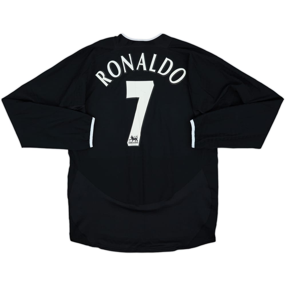 2003-05 Manchester United Away L/S Shirt Ronaldo #7 - 7/10 - (M)