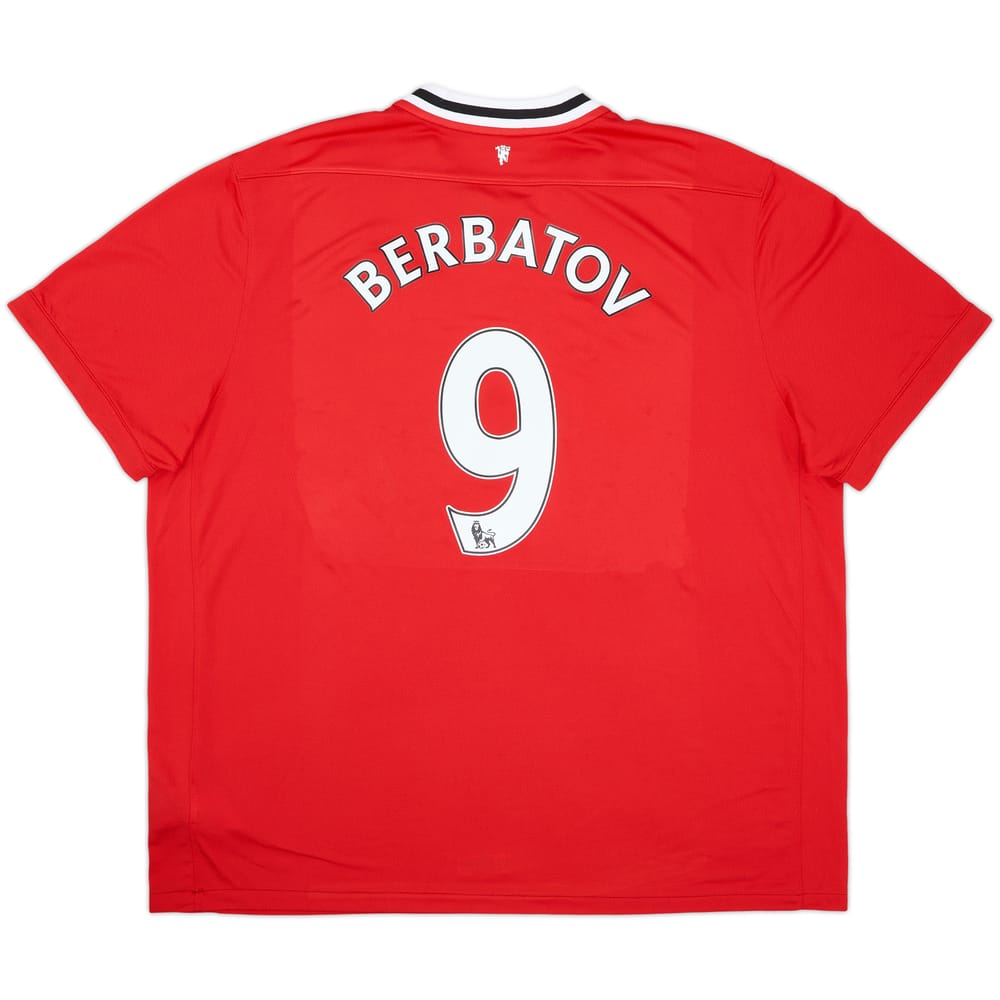 2011-12 Manchester United Home Shirt Berbatov #9 - 8/10 - (3XL)