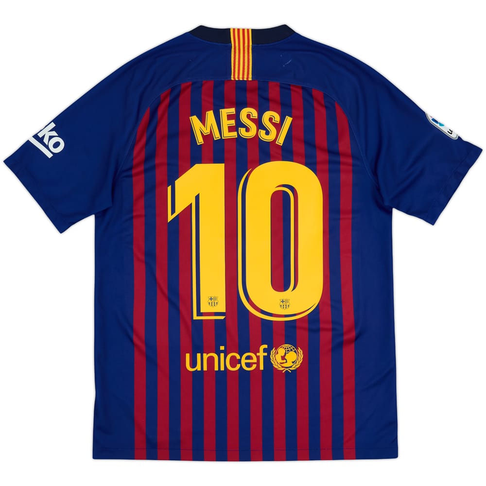 2018-19 Barcelona Home Shirt Messi #10 - 6/10 - (M)