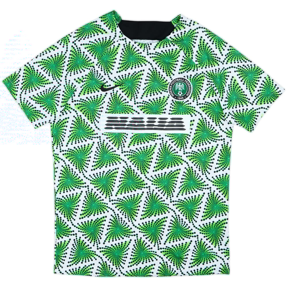2022-24 Nigeria Nike Pre-Match Training Shirt - 9/10 - (M)