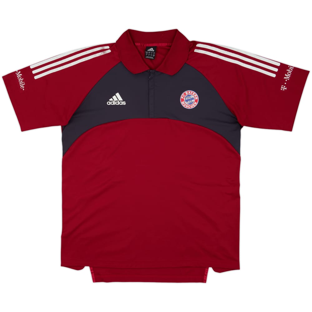2002-03 Bayern Munich adidas 1/4 Zip Polo Shirt - 4/10 - (M/L)