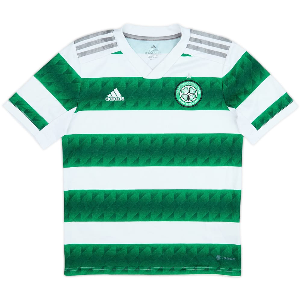 2022-23 Celtic Home Shirt - 8/10 - (M.Boys)