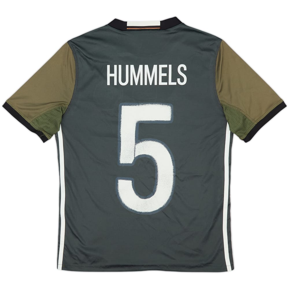 2015-17 Germany Away Shirt Hummels #5 - 8/10 - (L.Boys)