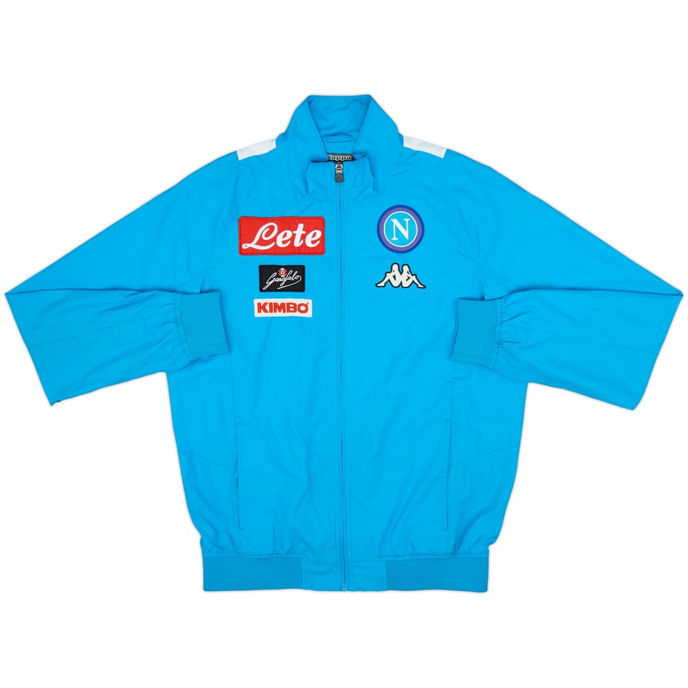 2016-17 Napoli Kappa Track Jacket - 8/10 - (M)