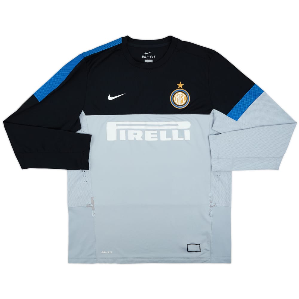 2012-13 Inter Milan Authentic Nike Training L/S Shirt - 5/10 - (XL)