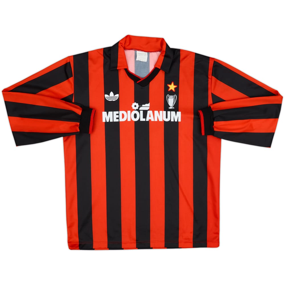 1990-91 AC Milan Home L/S Shirt - 4/10 - (XL)