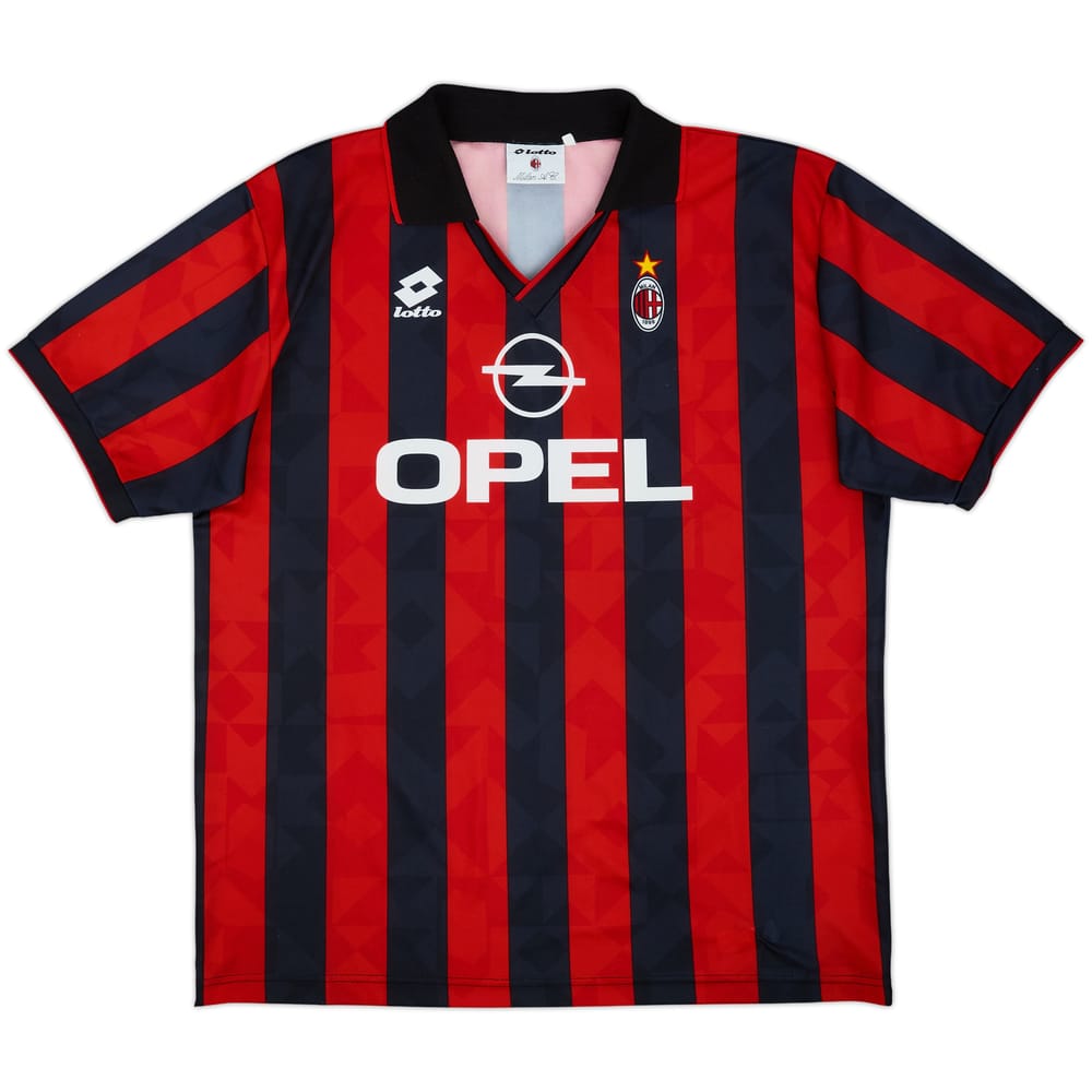 1995-96 AC Milan Home Shirt - 8/10 - (XXL)