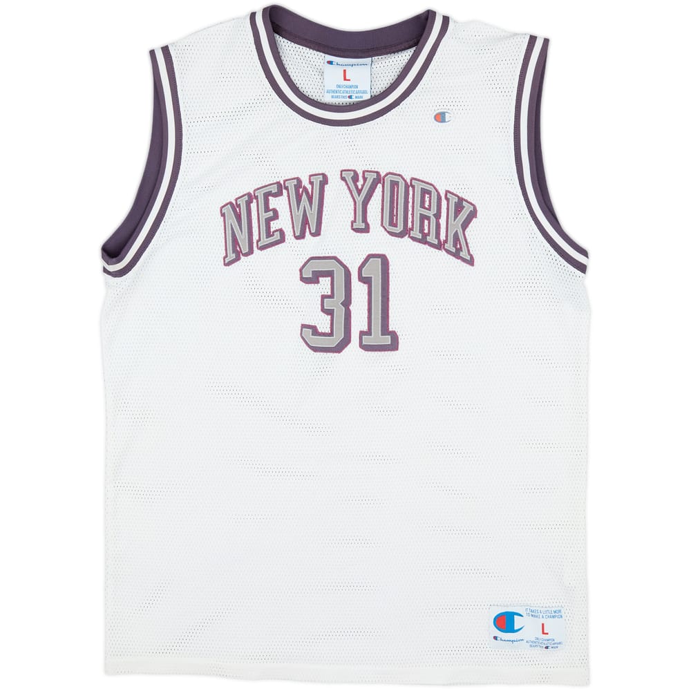 2000s New York #31 Champion Template Jersey - 8/10 - (L)
