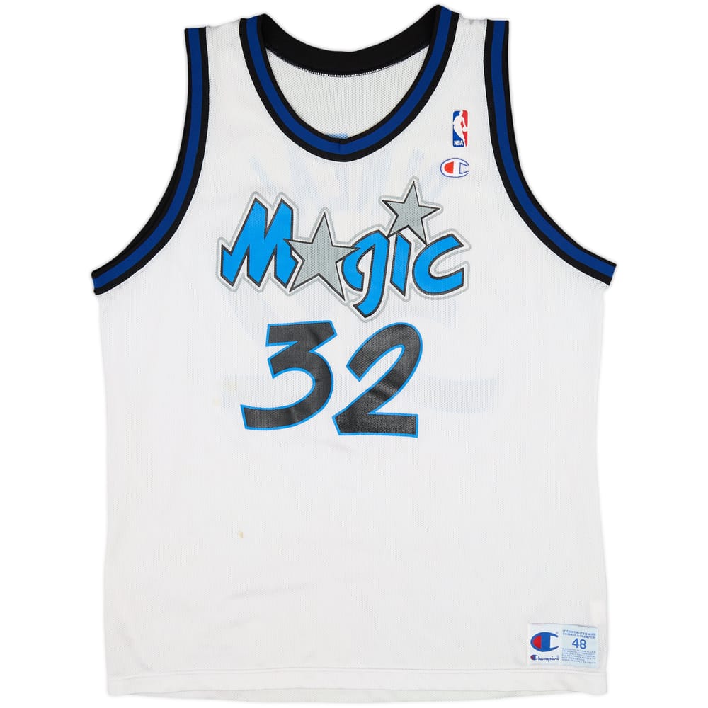 1992-95 Orlando Magic O'Neal #32 Champion Home Jersey - 6/10 - (XL)