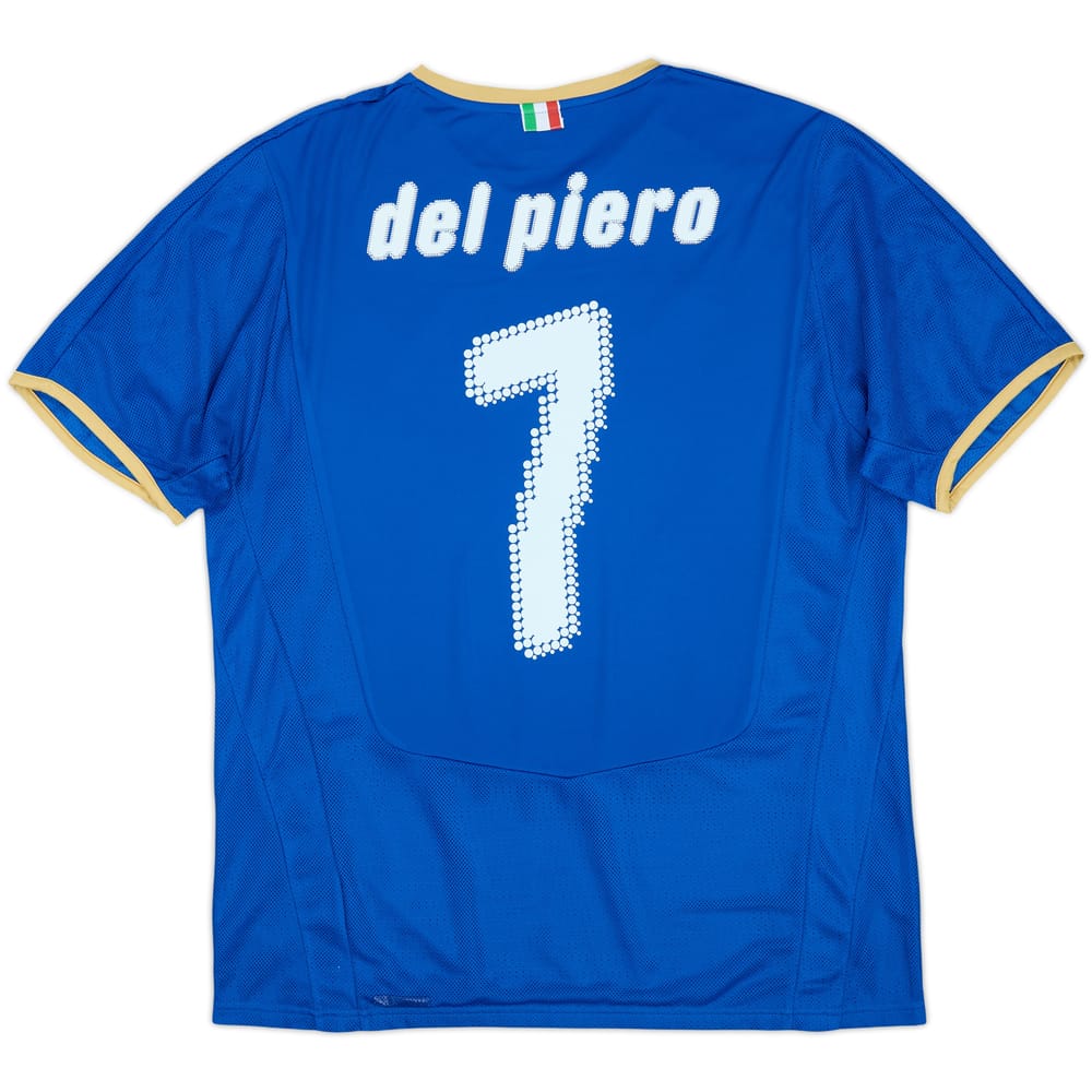 2007-08 Italy Home Shirt Del Piero #7 - 4/10 - (L)