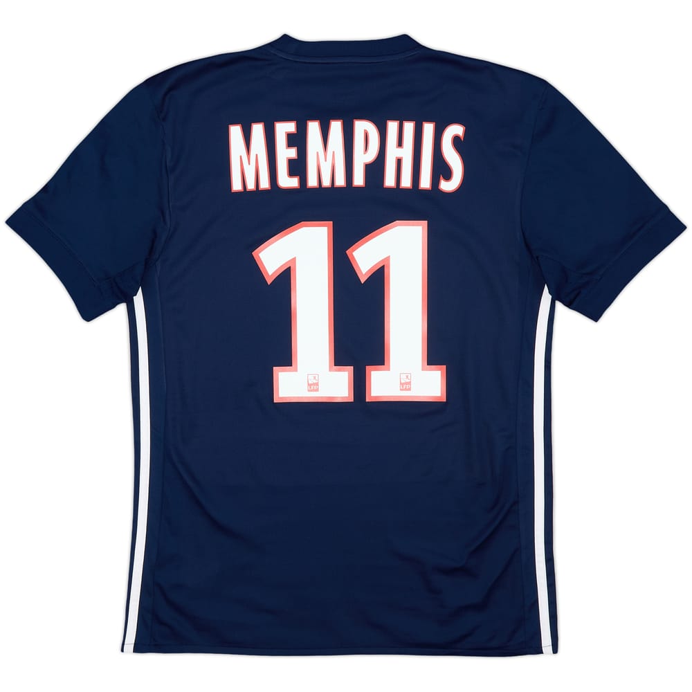 2017-18 Lyon Away Shirt Memphis #11 - 8/10 - (S)