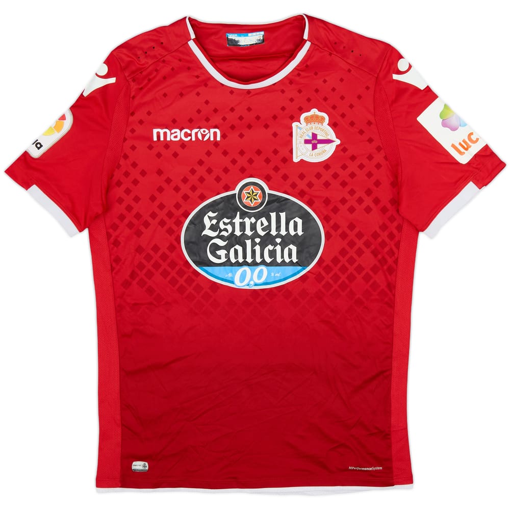 2018-19 Deportivo de La Coruna Away Shirt - 9/10 - (XL)