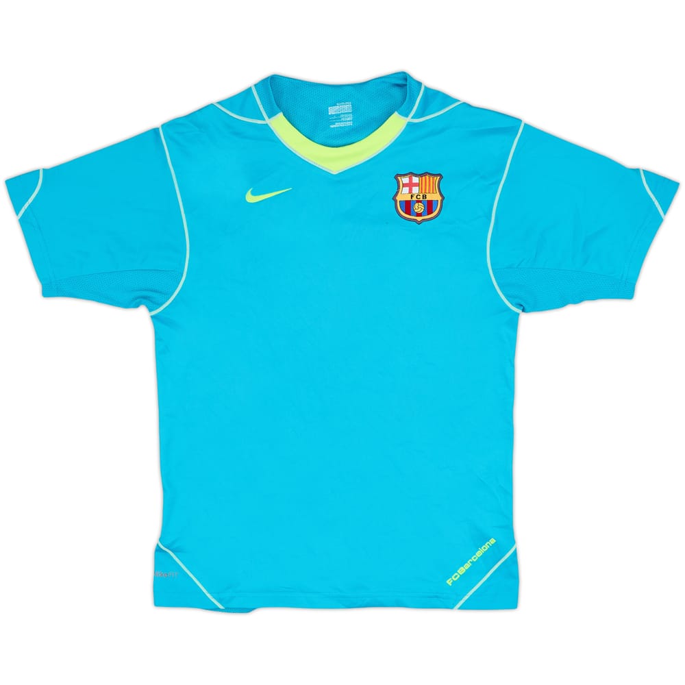 2007-08 Barcelona Nike Training Shirt - 8/10 - (L.Boys)