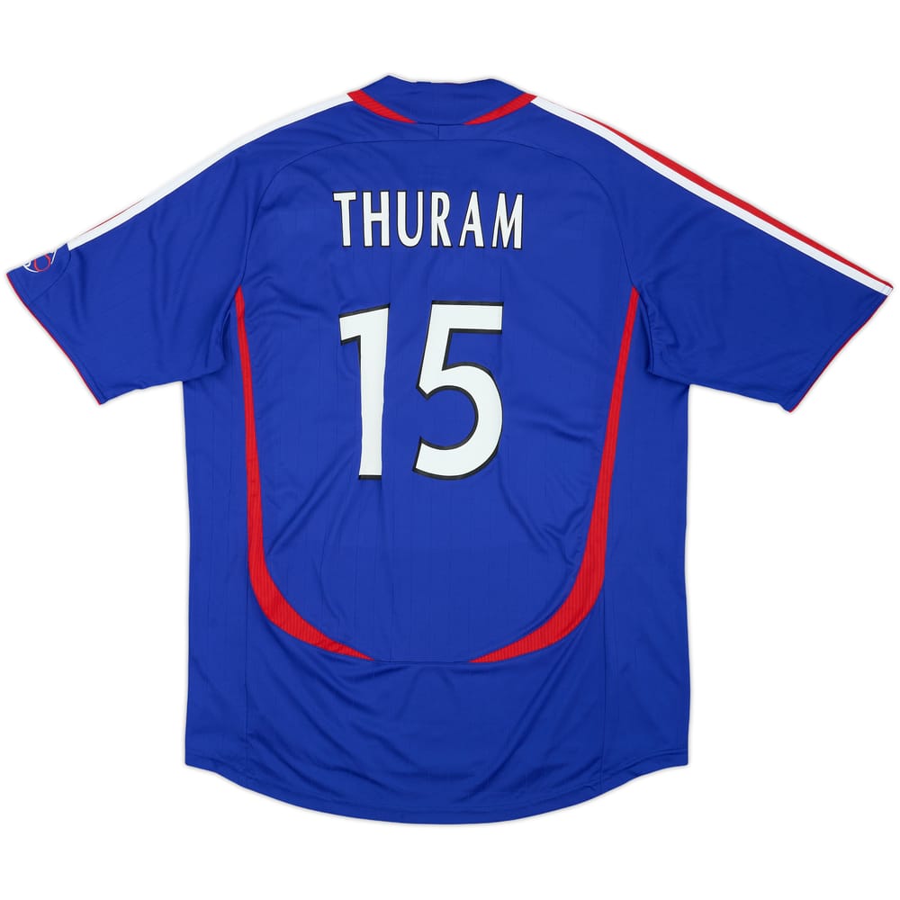 2006-07 France Home Shirt Thuram #15 - 6/10 - (L)