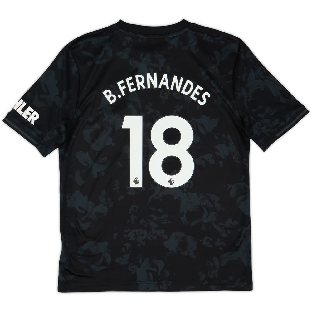 2019-20 Manchester United Third Shirt B.Fernandes #18 - 8/10 - (L.Boys)
