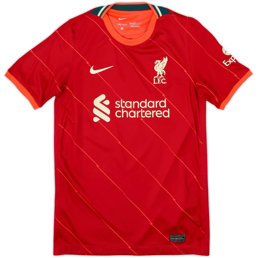 Camiseta de local del Liverpool 2021-22 - 10 de 10 - (Juvenil L)