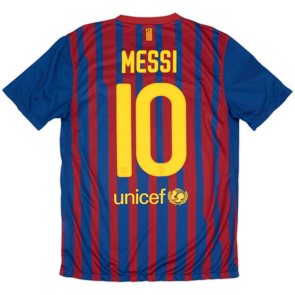 2011-12 Barcelona Home Shirt Messi #10 - 5/10 - (M)