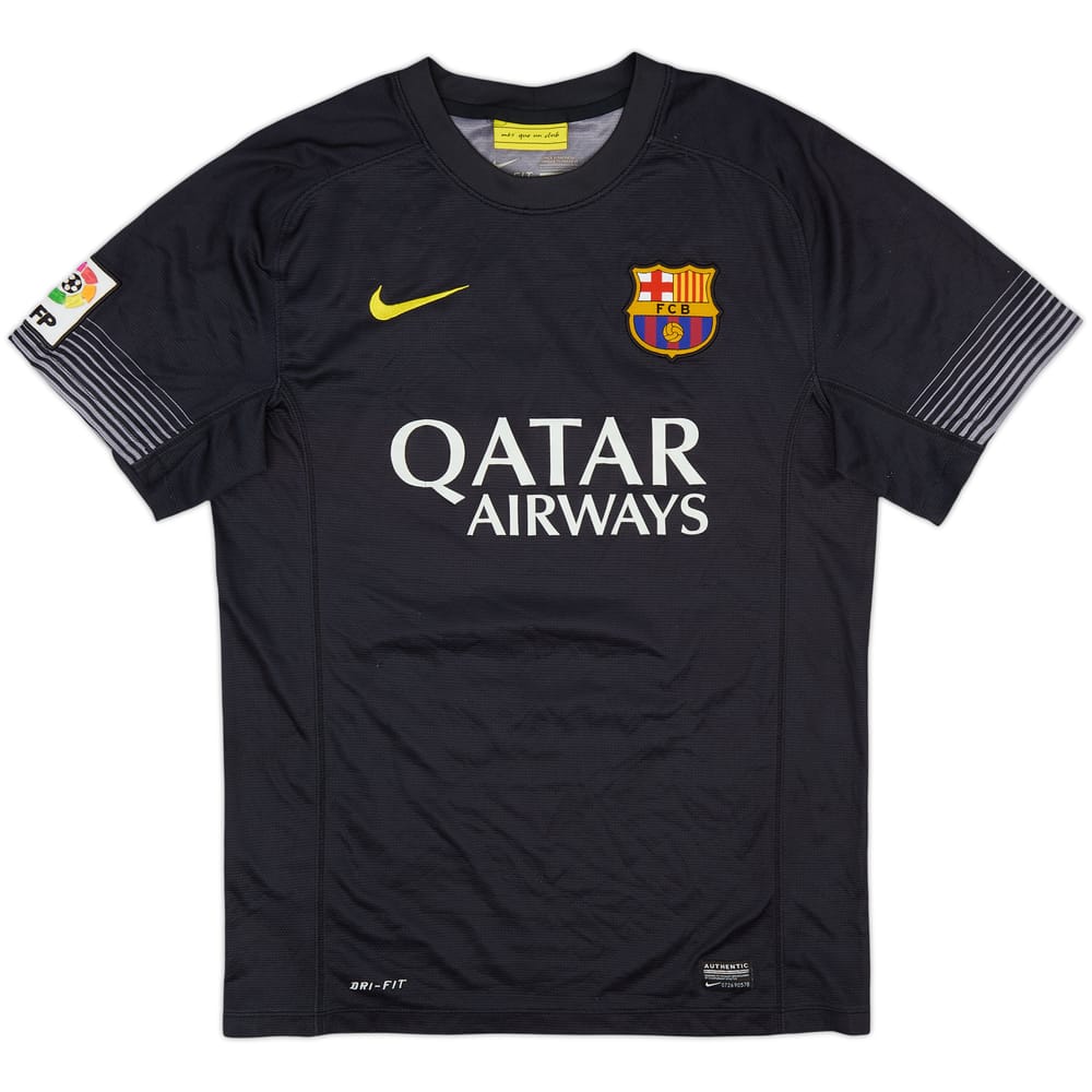 2013-14 Barcelona GK S/S Shirt - 5/10 - (S)