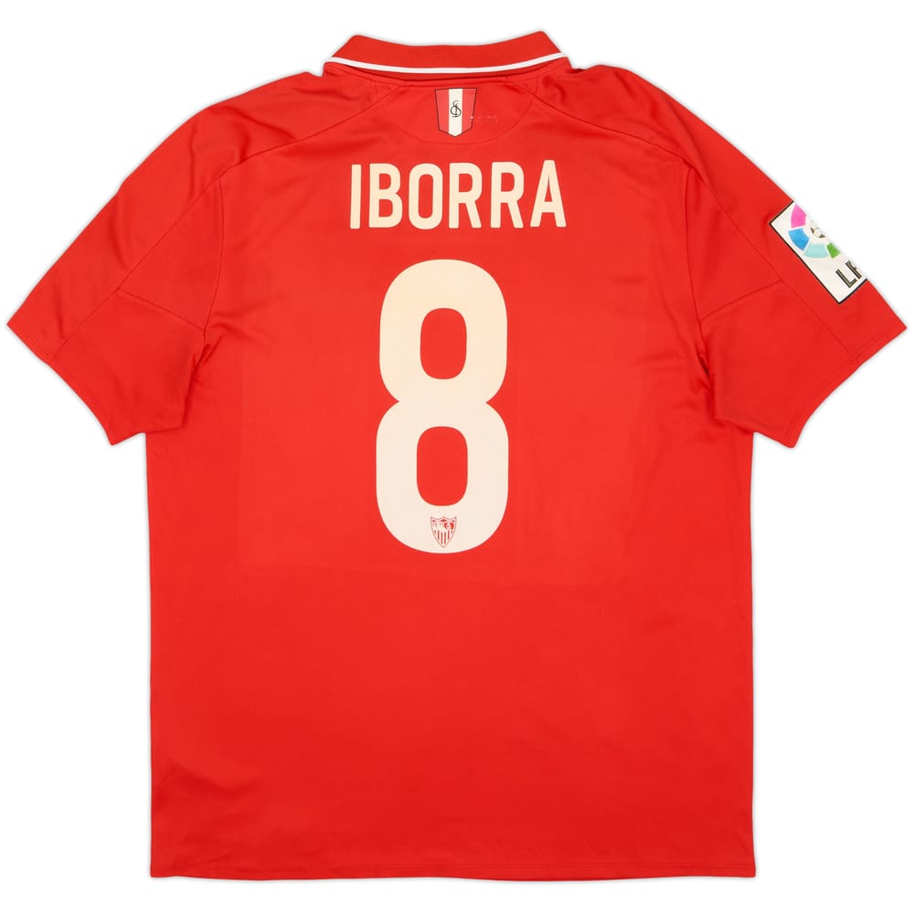 2015-16 Sevilla Away Shirt Iborra #8 - 5/10 - (L)