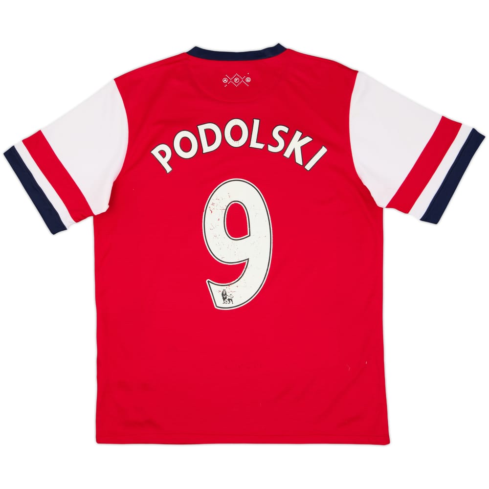 2012-14 Arsenal Home Shirt Podolski #9 - 5/10 - (L)