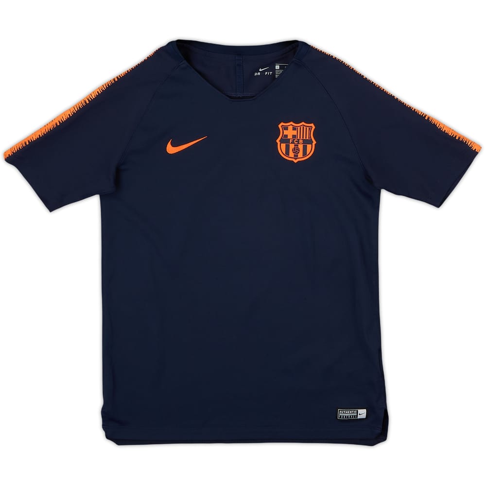 2018-19 Barcelona Nike Training Shirt - 8/10 - (L.Boys)