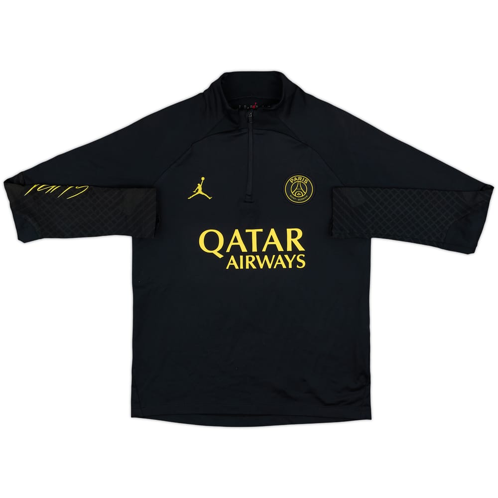 2023-24 Paris Saint-Germain Jordan 1/4 Zip Drill Top - 8/10 - (L.Boys)