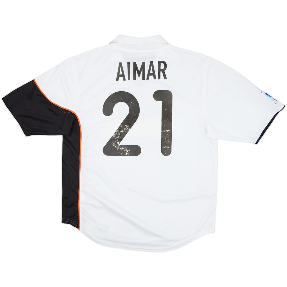 2001-02 Valencia Home Shirt Aimar #21 - 5/10 - (M)