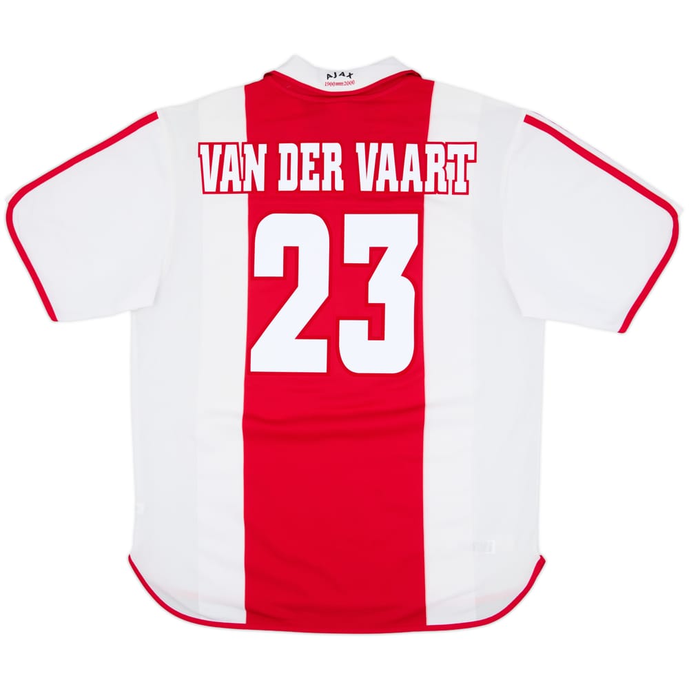 2000-01 Ajax Centenary Home Shirt Van Der Vaart #23 - 8/10 - (XL)