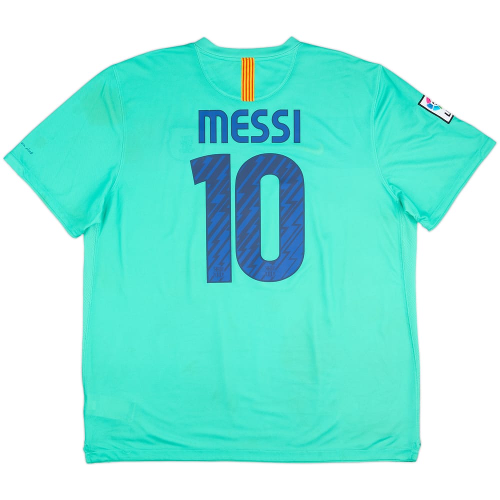 2010-11 Barcelona Away Shirt Messi #10 - 5/10 - (XXL)