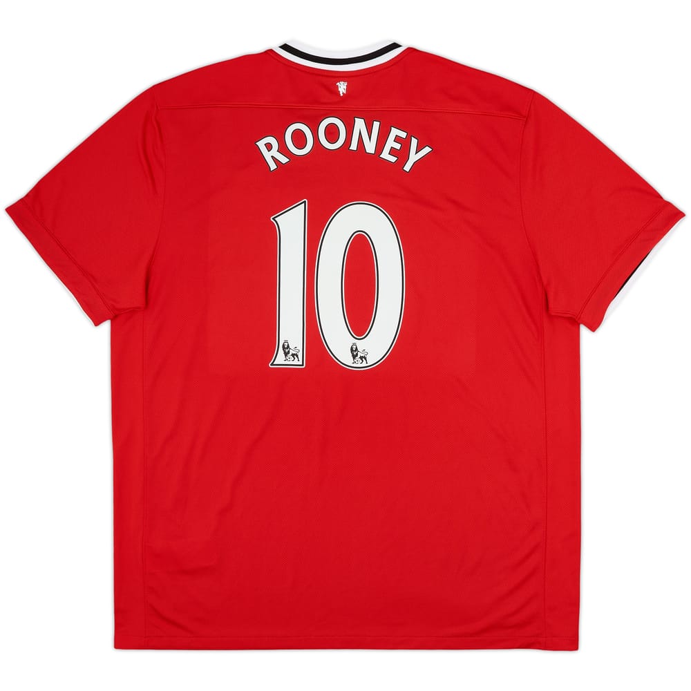 2011-12 Manchester United Home Shirt Rooney #10 - 9/10 - (XXL)