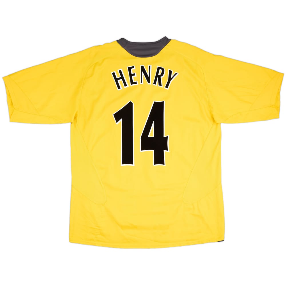 2005-06 Arsenal Away Shirt Henry #14 - 8/10 - (XL)