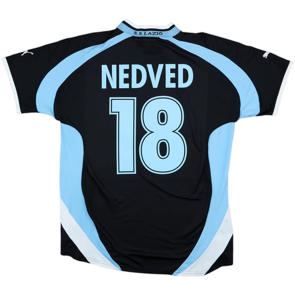 1999-00 Lazio Away Shirt Nedved #18 - 8/10 - (XL)