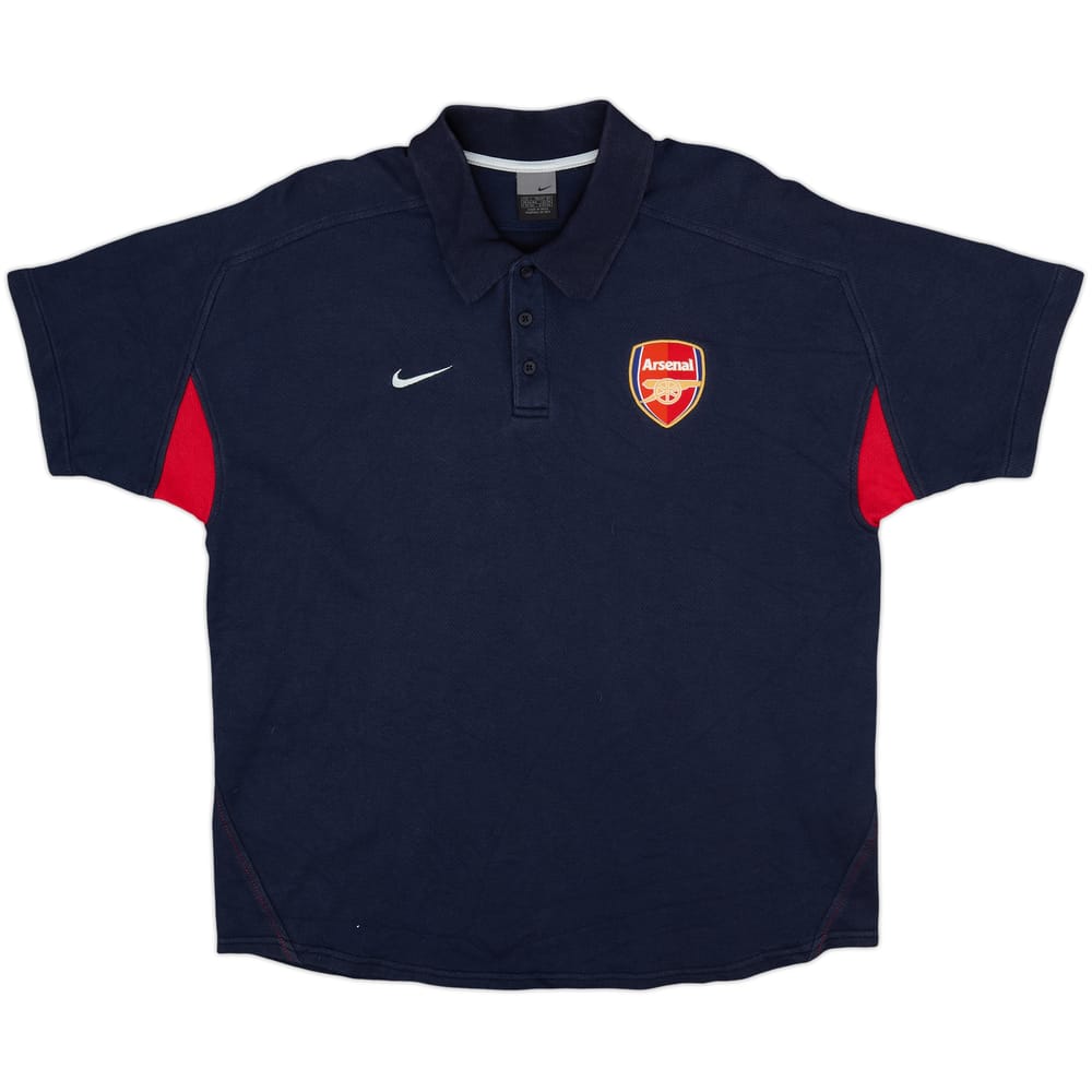2002-03 Arsenal Nike Polo Shirt - 8/10 - (L)