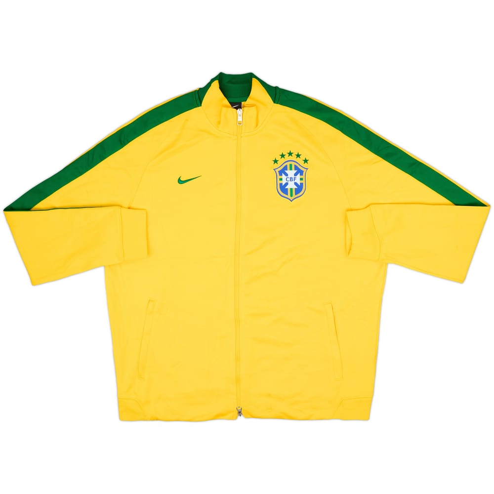 2014-16 Brazil Nike Track Jacket - 8/10 - (XL)