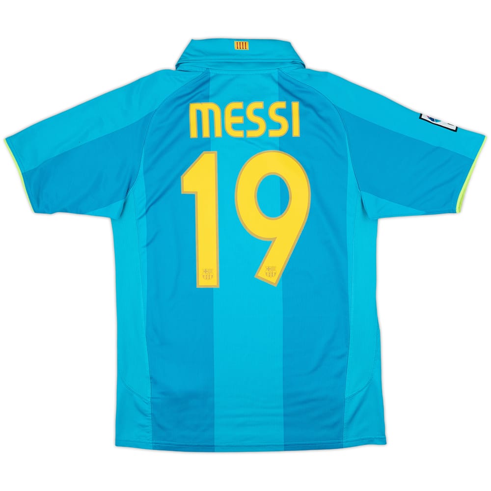 2007-09 Barcelona Away Shirt Messi #19 - 8/10 - (S)