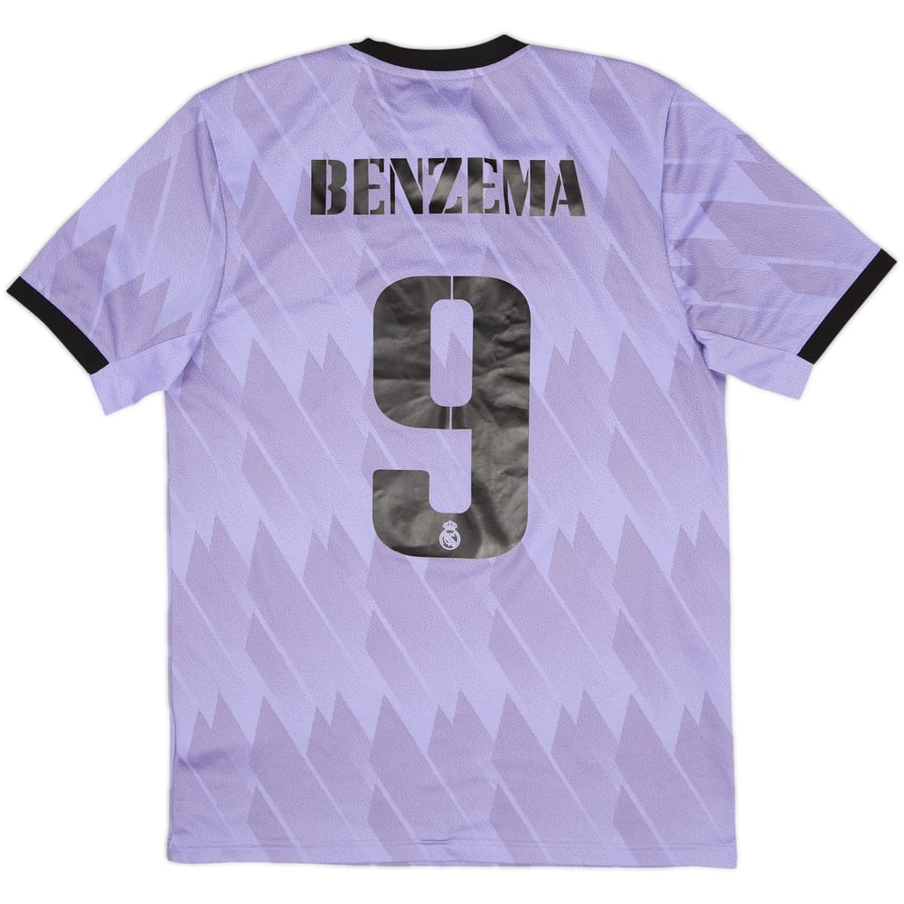 2022-23 Real Madrid Away Shirt Benzema #9 - 9/10 - (M)