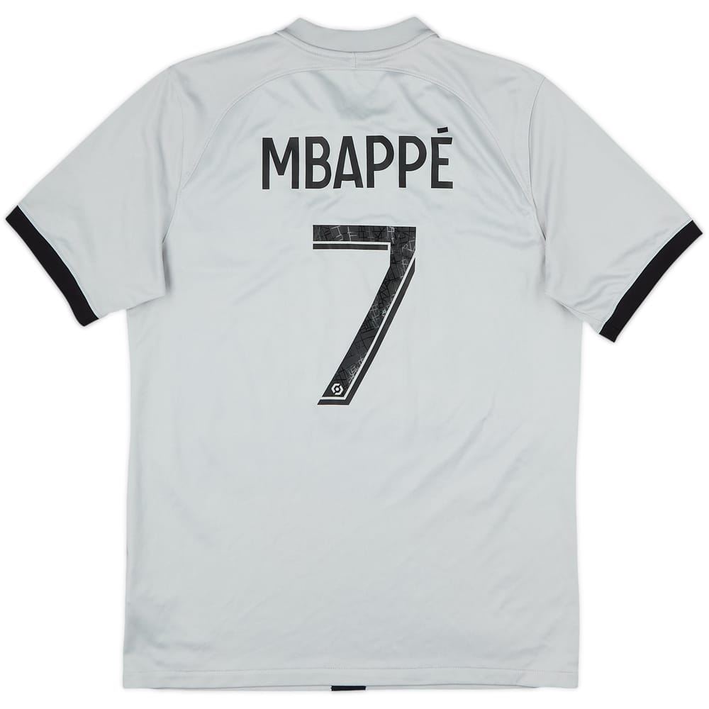 2022-23 Paris Saint-Germain Away Shirt Mbappe #7 - 9/10 - (M)