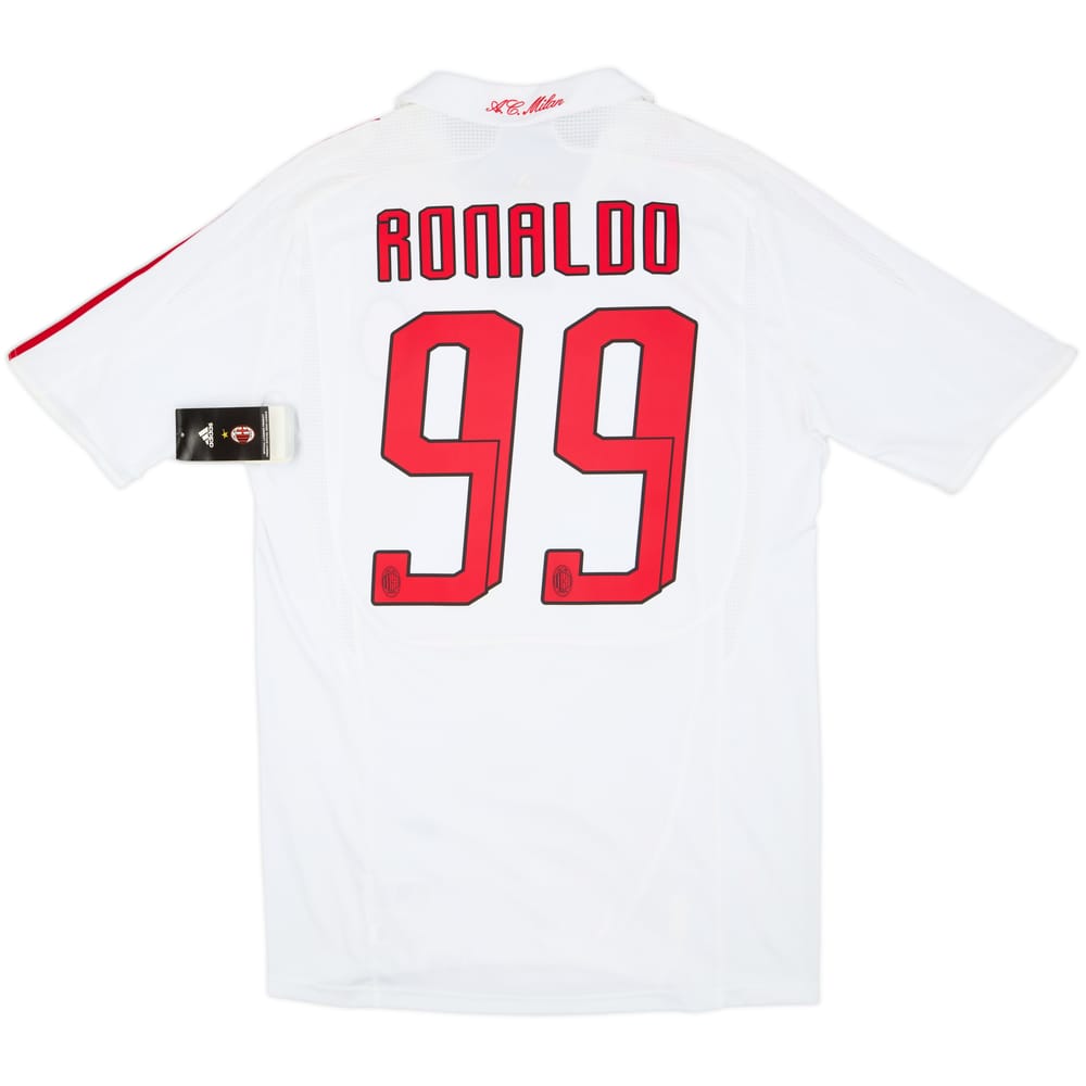 2007-08 AC Milan Away Shirt Ronaldo #99 (M)