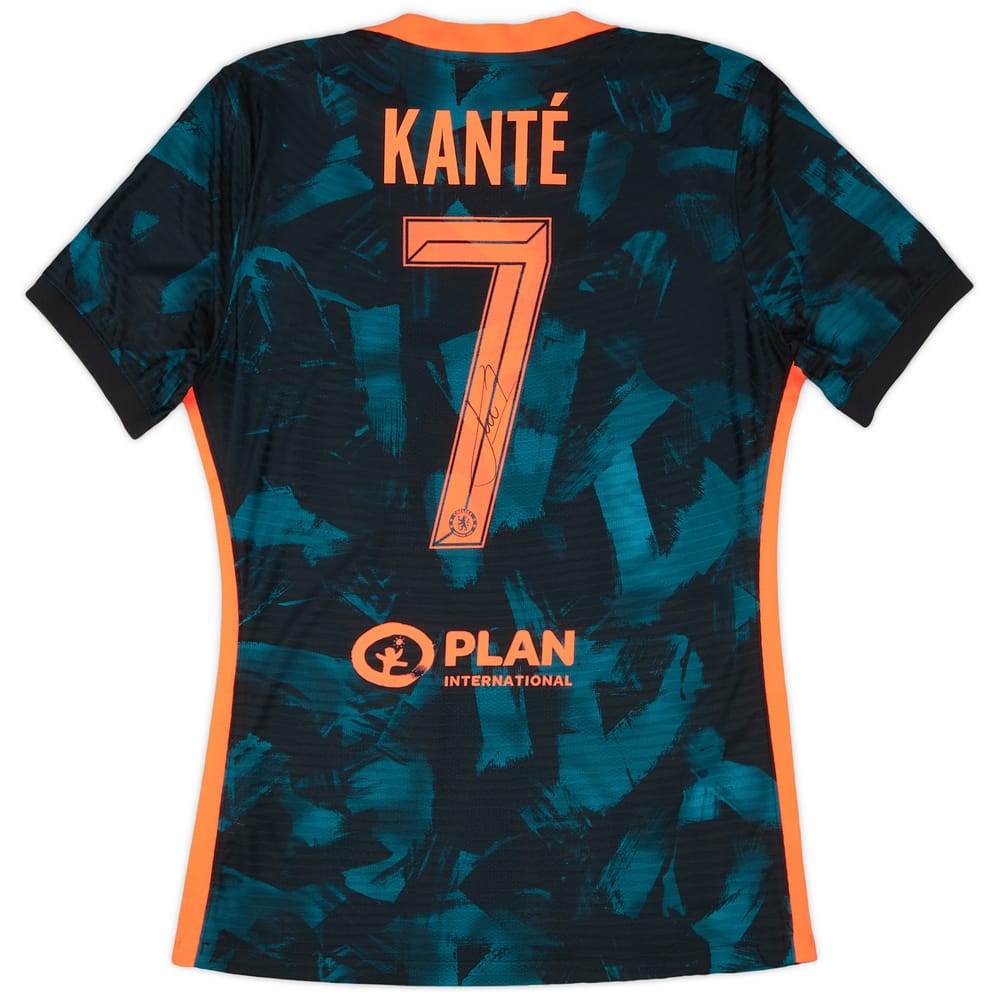 2021-22 Chelsea Player Issue Signed Third Shirt Kanté #7 - As New - (M)