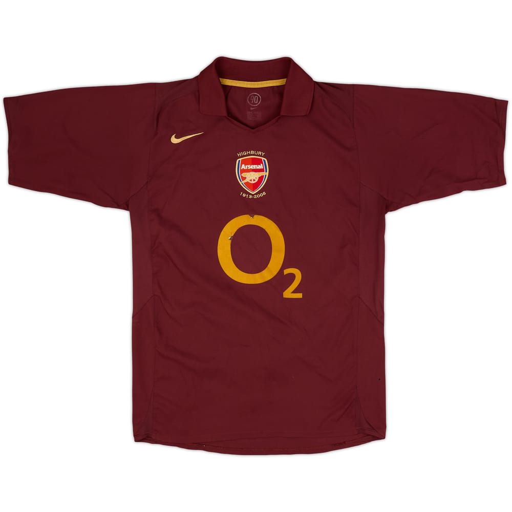 2005-06 Arsenal Home Shirt - 5/10 - (M)