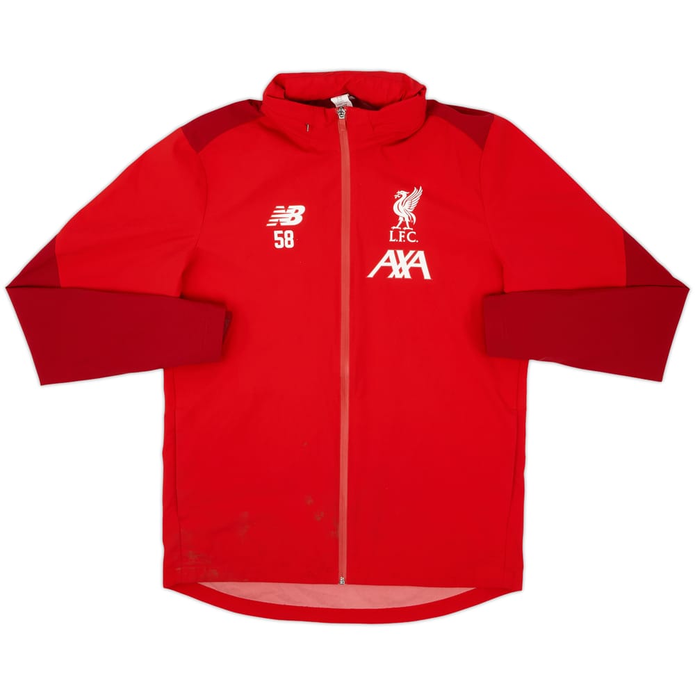 2019-20 Liverpool Player Issue New Balance Hooded Track Jacket - 8/10 - (M)