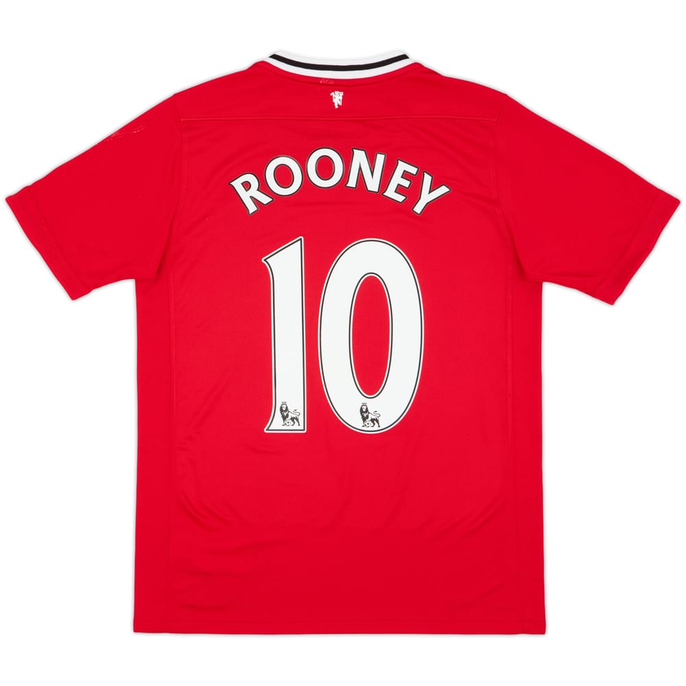 2011-12 Manchester United Camiseta de local Rooney #10 - 8/10 - (XL.Niños)